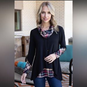 Ali Miles Long Sleeve Blouse